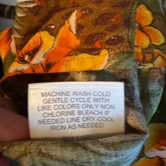 Style Studio Tropical Maxi Dress Medium Beachy Tropical Hawaiian Long Vacation - Picture 6 of 7